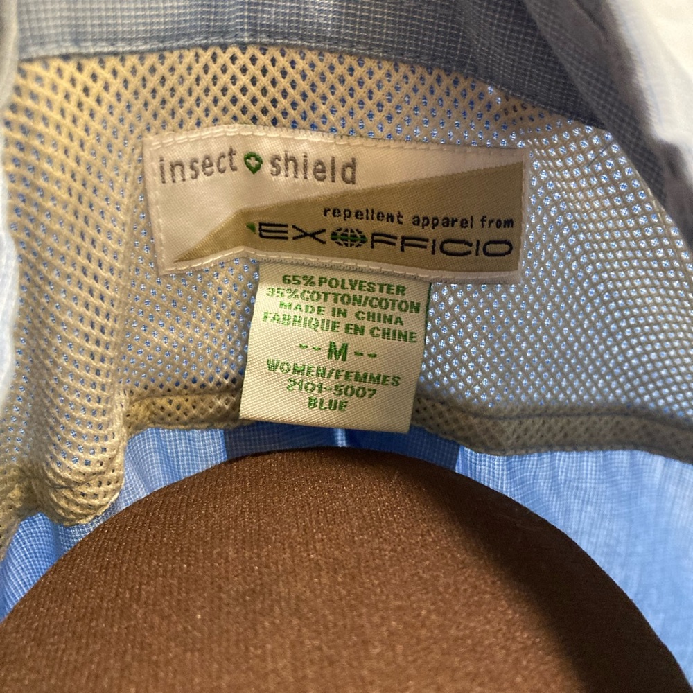 Exofficio Insect Shield Bug Repellent Shirt Womens Medium